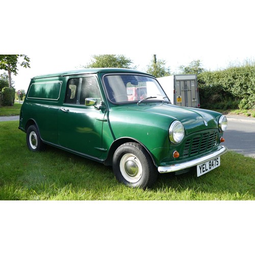 1007 - 1978 Leyland Mini Van, 850 CC. Registration number YEL 847S. Chassis number XKV1 522393A. Engine num... 