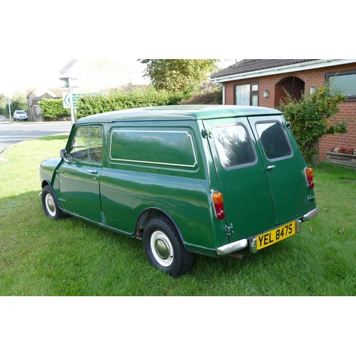 1007 - 1978 Leyland Mini Van, 850 CC. Registration number YEL 847S. Chassis number XKV1 522393A. Engine num... 