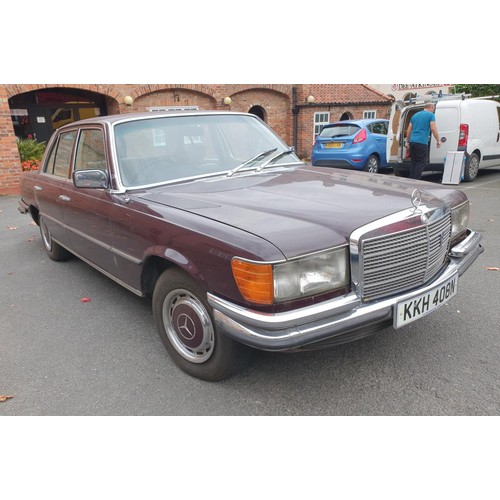 1008 - 1974 Mercedes Benz W116 280 SE Auto, 2746 cc. Registration number KKH 408N. Chassis number 116024220... 