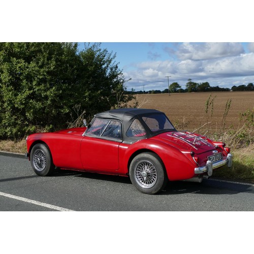 1010 - 1961 MGA LHD 1600 MkI, 1588 cc. Registration number 201 UYU. Chassis Number G-HNL 95461. Engine numb... 