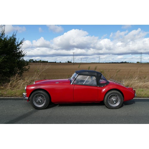 1010 - 1961 MGA LHD 1600 MkI, 1588 cc. Registration number 201 UYU. Chassis Number G-HNL 95461. Engine numb... 