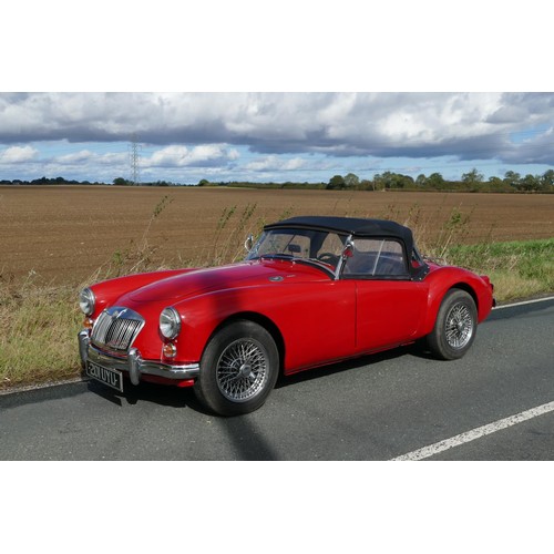 1010 - 1961 MGA LHD 1600 MkI, 1588 cc. Registration number 201 UYU. Chassis Number G-HNL 95461. Engine numb... 