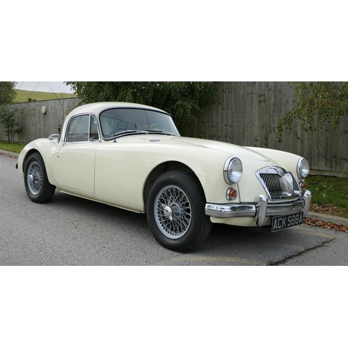 1011 - 1962 MGA Mk 2 Coupe, UK RHD, 1622 cc. Registration number ACK 588A. Chassis number GHD2/106040. Engi... 