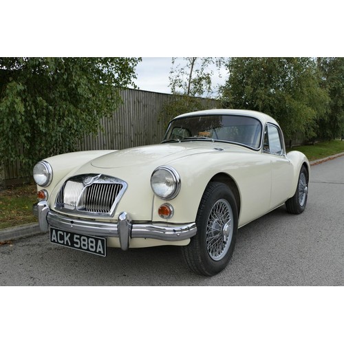 1011 - 1962 MGA Mk 2 Coupe, UK RHD, 1622 cc. Registration number ACK 588A. Chassis number GHD2/106040. Engi... 