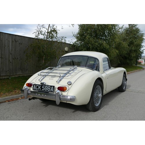 1011 - 1962 MGA Mk 2 Coupe, UK RHD, 1622 cc. Registration number ACK 588A. Chassis number GHD2/106040. Engi... 