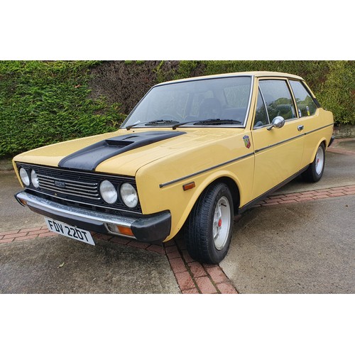 1016 - 1977 Fiat 131 1600 Rally with upgrades, 1800 cc. Registration number FDV 220T. Chassis number 131 A1... 