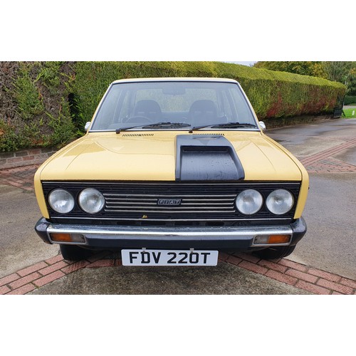 1016 - 1977 Fiat 131 1600 Rally with upgrades, 1800 cc. Registration number FDV 220T. Chassis number 131 A1... 