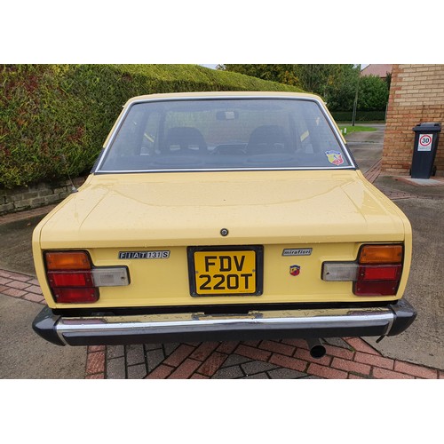 1016 - 1977 Fiat 131 1600 Rally with upgrades, 1800 cc. Registration number FDV 220T. Chassis number 131 A1... 