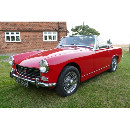 1017 - 1970 MG Midget, 1293 cc. Registration number ARR 183H. Chassis number GAN5/ 80533 G. Engine number s... 