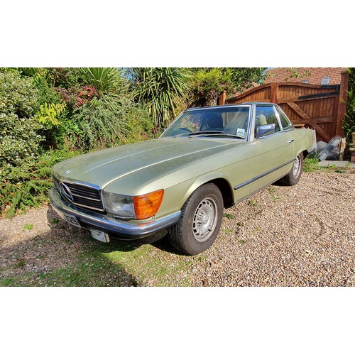 1018 - Mercedes Benz 380 SL R107, 3839cc. Registration number JAZ 8329. Chassis number 107 04522024643. Eng... 