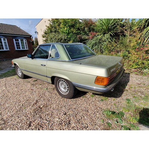 1018 - Mercedes Benz 380 SL R107, 3839cc. Registration number JAZ 8329. Chassis number 107 04522024643. Eng... 