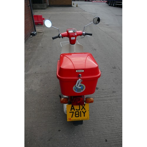 1028 - 1983 Yamaha Passola, 49 cc. Registration number AJX 781Y. Frame number 2T4270106. Engine number 2T42... 