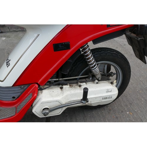 1028 - 1983 Yamaha Passola, 49 cc. Registration number AJX 781Y. Frame number 2T4270106. Engine number 2T42... 