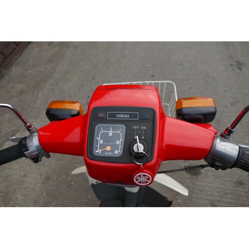 1028 - 1983 Yamaha Passola, 49 cc. Registration number AJX 781Y. Frame number 2T4270106. Engine number 2T42... 