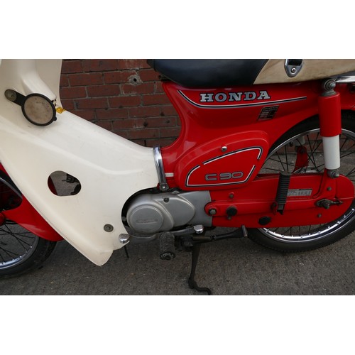 1029 - 1983 Honda Cub 90, 89 cc. Registration number HKE 592Y. Frame number HA 021123971. Engine number HA0... 