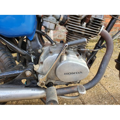 1030 - 1977 Honda CB125J, 124 cc. Registration number UDC 612S. Frame number CB125J 1031567. Engine number ... 