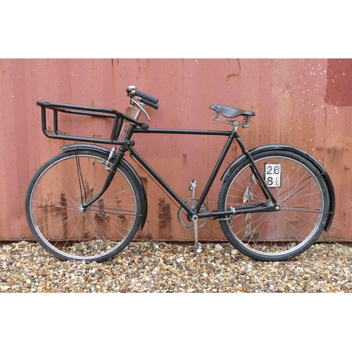 25 - Raleigh - a tradesman's bicycle, with rod brakes and 26