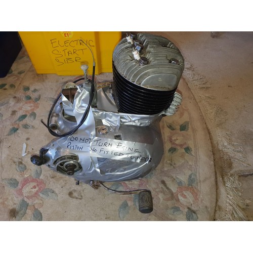 93 - A Villiers Type 2T 250 cc engine, serial number 208D 1091, buyers should satisfy themselves as to th... 