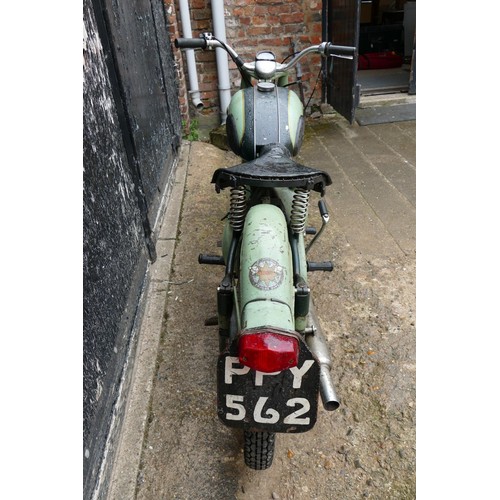 1035 - 1957 BSA 247 cc. Registration number PPY 562. Frame number DC1O 3001. Engine number BC10L 10037. BSA... 