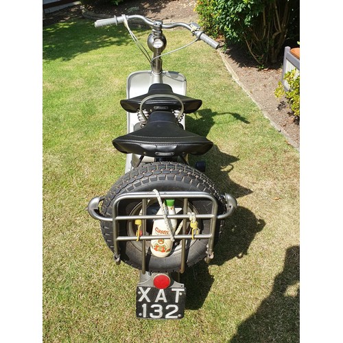 1037 - 1957 Lambretta Model D, 150 cc. Registration number XAT 132. Frame number 49494 * 150 D. Engine numb... 