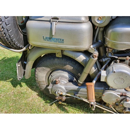 1037 - 1957 Lambretta Model D, 150 cc. Registration number XAT 132. Frame number 49494 * 150 D. Engine numb... 