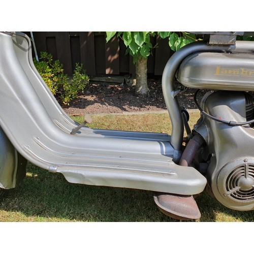 1037 - 1957 Lambretta Model D, 150 cc. Registration number XAT 132. Frame number 49494 * 150 D. Engine numb... 