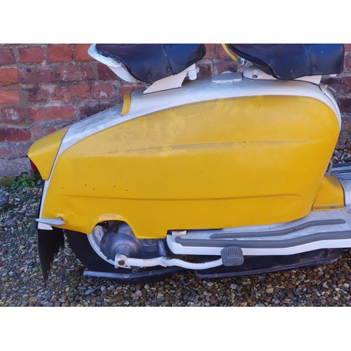 1038 - 1964 Lambretta LD 150 series 3, 150 cc (see text). Registration number AKH 584B. Frame number * 150 ... 