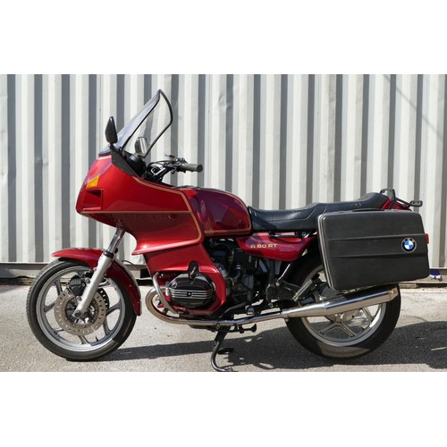 1043 - 1986 BMW R80RT, 798 cc. Registration number D856 YLR. frame number 6472681. Engine number 6472681. B... 