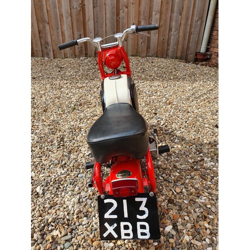 1046 - 1963 Honda CZ100. 1963 Honda CZ 100 Monkey Bike, 49cc. Registration number 213 XBB (not transferable... 