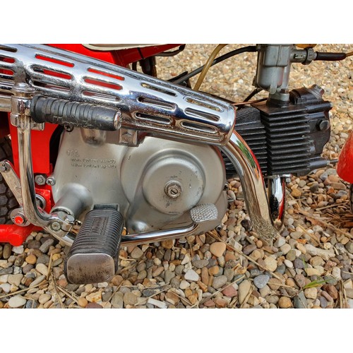 1046 - 1963 Honda CZ100. 1963 Honda CZ 100 Monkey Bike, 49cc. Registration number 213 XBB (not transferable... 