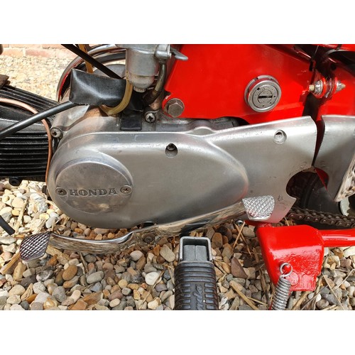 1046 - 1963 Honda CZ100. 1963 Honda CZ 100 Monkey Bike, 49cc. Registration number 213 XBB (not transferable... 