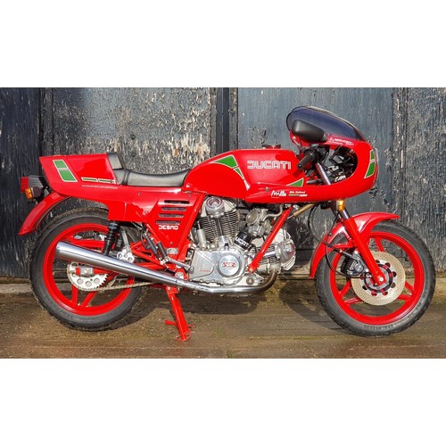 1048 - 1988 GV Ducati Classic Mike Hailwood Replica, 973 cc, Limited Edition 18/25. 8 push km only. Registr... 