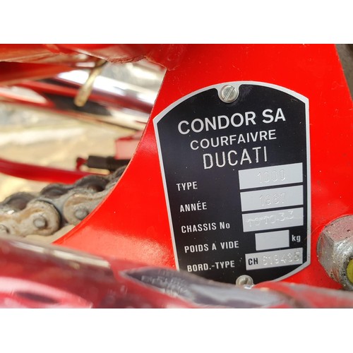 1048 - 1988 GV Ducati Classic Mike Hailwood Replica, 973 cc, Limited Edition 18/25. 8 push km only. Registr... 