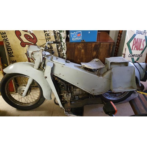 1050 - 1966 Velocette LE, 192 cc. Registration number TAR 27D. Frame number 8138'34. Engine number 8138'3. ... 