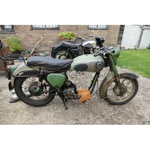 1055 - 1956 BSA A7 Shooting Star, 500 cc. Registration number URH 103. Frame number FA7 3232. Engine number... 