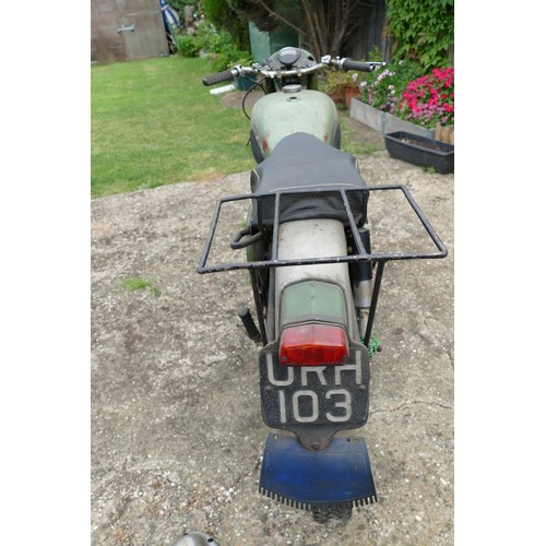 1055 - 1956 BSA A7 Shooting Star, 500 cc. Registration number URH 103. Frame number FA7 3232. Engine number... 