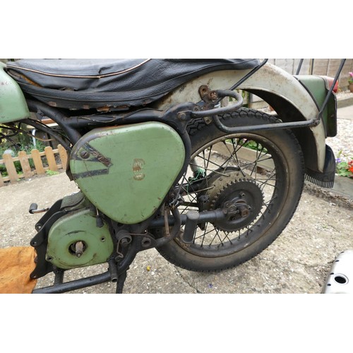 1055 - 1956 BSA A7 Shooting Star, 500 cc. Registration number URH 103. Frame number FA7 3232. Engine number... 