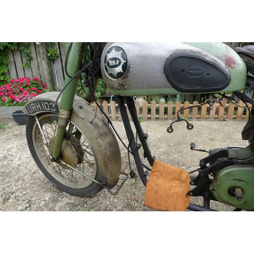 1055 - 1956 BSA A7 Shooting Star, 500 cc. Registration number URH 103. Frame number FA7 3232. Engine number... 