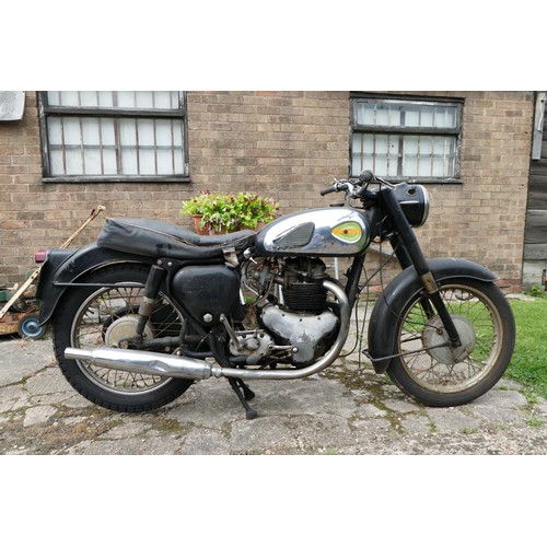 1056 - 1961 BSA Sooting Star, 500 cc. Registration number 386 APY. Frame number GA7 18660. Engine number CA... 