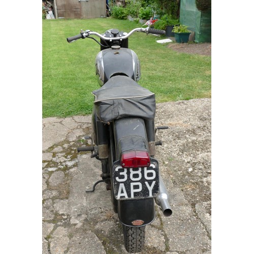 1056 - 1961 BSA Sooting Star, 500 cc. Registration number 386 APY. Frame number GA7 18660. Engine number CA... 