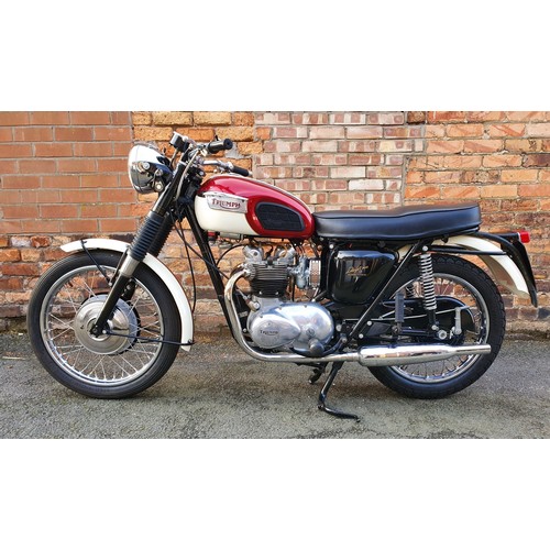 1057 - 1960 Triumph T100T, 490 cc. Registration number 839 YUP (non transferable). Frame number T100T 18668... 