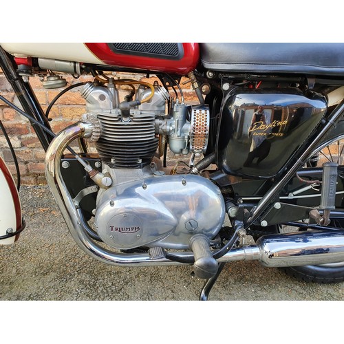 1057 - 1960 Triumph T100T, 490 cc. Registration number 839 YUP (non transferable). Frame number T100T 18668... 