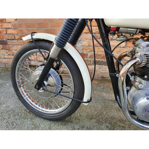 1057 - 1960 Triumph T100T, 490 cc. Registration number 839 YUP (non transferable). Frame number T100T 18668... 