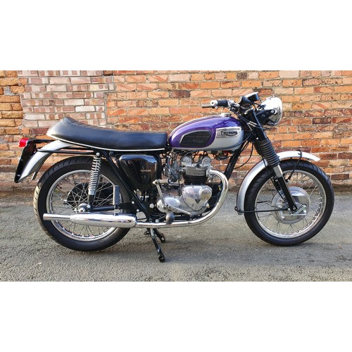 1062 - 1971 Triumph T100T, 490cc. Registration number EYE 234J. Frame number T100T DD 49242. Engine number ... 