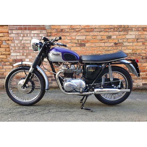 1062 - 1971 Triumph T100T, 490cc. Registration number EYE 234J. Frame number T100T DD 49242. Engine number ... 