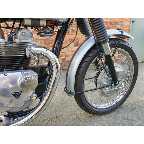 1062 - 1971 Triumph T100T, 490cc. Registration number EYE 234J. Frame number T100T DD 49242. Engine number ... 