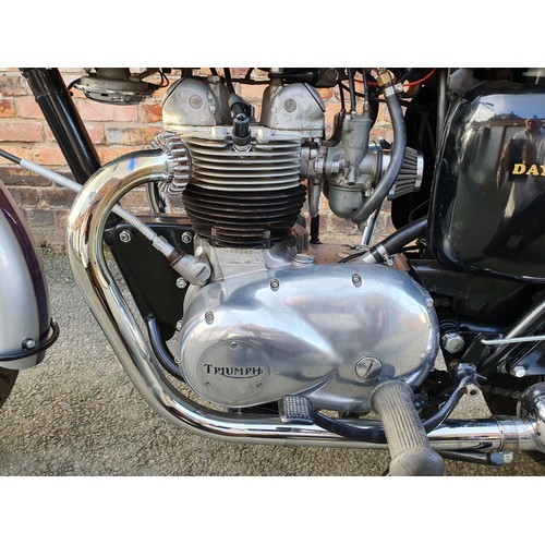 1062 - 1971 Triumph T100T, 490cc. Registration number EYE 234J. Frame number T100T DD 49242. Engine number ... 