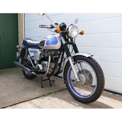 1063 - 1977 Triumph Bonneville Jubilee, 744 cc. Registration number WDX 940S. Frame number T140V CP 81632J.... 