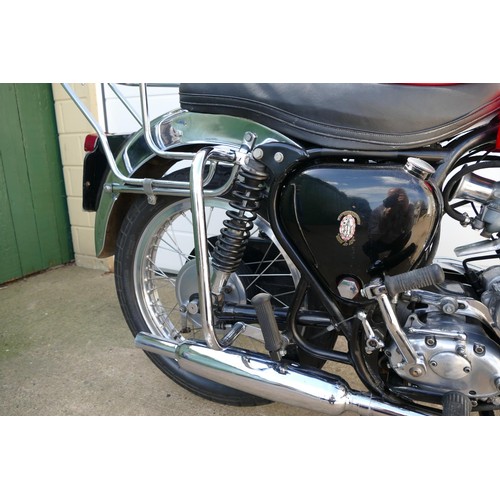 1064 - 1961 BSA A10 to Super Road Rocket Specification, 646 cc. Registration number OSJ 819. Frame number D... 