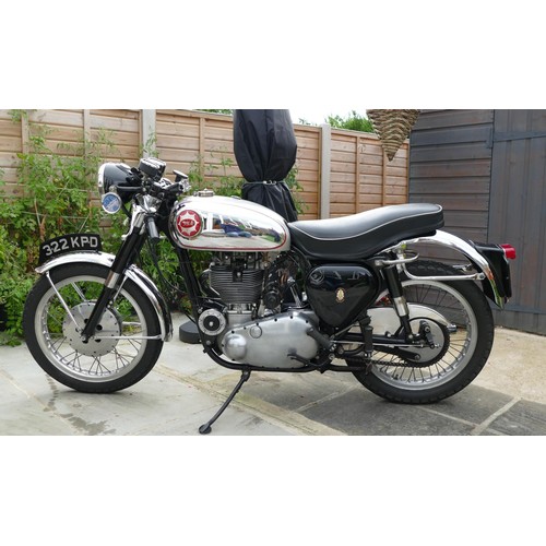 1065 - 1959 BSA Gold Star, Clubmans Trim, 500 cc. Registration number 322 KPD (non transferrable). Frame nu... 